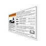 Genie Lift Part # 1309022FRGT - DECAL, FRENCH RUNAWAY, 45%/20%/20%, EA