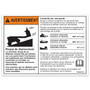 Genie Lift Part # 1309022FRGT - DECAL, FRENCH RUNAWAY, 45%/20%/20%, EA