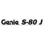 Genie Lift Part # 1305332GT - DECAL, BOOM, GENIE S-80 J BLACK, EA