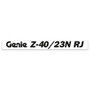 Genie Lift Part # 1299754GT - DECAL,GENIE Z40/23NRJ, BLUE, EA
