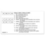 Genie Lift Part # 1298858FRGT - DECAL,RELAY LABEL,Z30/34 DC,FR, EA