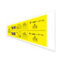 Genie Lift Part # 1296627GT - DECAL, DANGER, MAX CAPACITY 272KG, SIDE FORCE 200N, EA