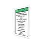 Genie Lift Part # 1266712FRGT - DECAL,KOHLER ENG.SPEC,3000RPM, EA