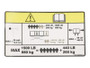 JLG Part # 1001269840 | DECAL,CAPACITY(1500LB-681KG), EA
