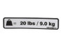JLG Part # 1001270631 | DECAL,ACCY WT, EA