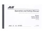 JLG Part # 31215084 | MANUAL,OPS_3369-4069LE, EA