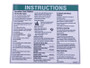 JLG Part # 70046977 | DECAL,INSTRUCTIONS, EA