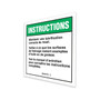 Genie Lift Part # 28421FRGT - DECAL,NOTICE-WINCH LUBRICATION, EA
