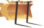 The Haugen H100-72- 10000Lbs Lift Capacity Hook over Bucket Forks for Forklift are the perfect attachments for working with hay bales. The bucket forks easily and safely attach to most skid loaders, making it a versatile and essential tool for farmers, ranchers, and landscapers.