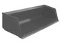 Introducing the Haugen MHUB 84 -  84"Bucket Width, 30.25 cu. ft.Heaped Capacity, Utility / Fertilizer Buckets,  Dirt Buckets for Skid Steer, the perfect tool for all your heavy-duty needs. With a 1/2" x 3" wear bar and 1/4" bucket wrapper on the bottom, you'll have added strength and endurance for even the toughest job. The 3/4" x 6" high carbon edge is drilled to accept a bolt-on edge so you can rest assured that your bucket is securely fastened.