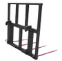 Haugen MTBS-SQH - Four 39" Conus 2 Tines Square Bale Spears for Telehandlers