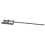 Haugen MFCP 120-30 - Fork Slot Carpet Pole for forklifts w/ 3" Pole Diameter, 10' Pole Length & 270 lbs Total Capacity (PLF)