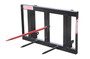 These tines are fitted to the strong, lightweight steel frame which gives you maximum stability and strength while moving round bales into place.