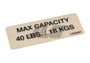 JLG Part # 1703087 | DECAL, CAP CADDY, EA