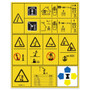 Genie Lift Part # 1322000GT - DECAL,DANGER/WARNING, SYMBOL LABLE,GS3246/GS4046, EA