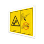 Genie Lift Part # 1323774GT - DECAL SYMBOL ELECTRIC HAZARD PLUG, EA