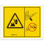 Genie Lift Part # 1323774GT - DECAL SYMBOL ELECTRIC HAZARD PLUG, EA