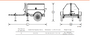 A sketch of  8.1kW Single-Phase Generator showcasing the Weight,  Height, Length and Width.