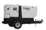 Side profile of the Generac diesel design and portability features.