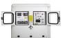 The 90kWh Lead Acid Battery Unit. A side shot of the Generac Mobile BESS showcases the heavy-duty construction, the lead acid OPzV-S battery, and accessible ports for connecting multiple units for scalable energy solutions in various environments.