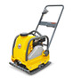 Wacker Neuson WPU1550AW-US plate compactor showing its 19.7-inch working width for soil compaction.