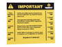 JLG Part # 1001266647 | DECAL,SUNBELT ANNUAL INSPECT, EA