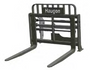 Side angle of the Haugen FT-0105 Fork Tines, highlighting the 2” thickness, 4” width, and 32” height for secure and stable material handling.
