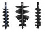 Close-up image of the Haugen 10533 auger bit, showcasing its heavy-duty double flighting, 9 bolt-on teeth, and robust 2" hex shaft ready for skid steer attachment. Close-up image of the Haugen 10533 auger bit, showcasing its heavy-duty double flighting, 9 bolt-on teeth, and robust 2" hex shaft ready for skid steer attachment.