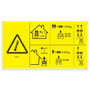 Genie Lift Part # 1278004GT | DECAL, SYMBOL, CE, MAXIMUM CAPACITY, 272KG, EA