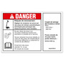 Genie Lift Part # 1322475FRGT | DECAL,DANGER/NOTICE,TIRESPECS,SX180,SX150,SX135,SX125XC, EA