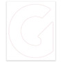 Genie Lift Part # 1330671GT | DECAL, COSMETIC, G, GTH-1544, WHITE, 225 X 503 MM, EA