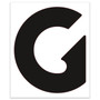 Genie Lift Part # 1332248GT | DECAL, COSMETIC, G, GTH-636, BLACK, 159 X 384 MM, EA