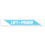 Genie Lift Part # 1333703GT | DECAL, COSMETIC, LIFT POWER, JIB, WHITE, 625 X 88 MM, EA