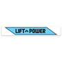 Genie Lift Part # 1333704GT | DECAL, COSMETIC, LIFT POWER, JIB, BLACK, 625 X 88 MM, EA