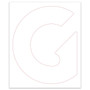 Genie Lift Part # 1334604GT | DECAL, COSMETIC, G, GTH-844, WHITE, 169 X 407 MM, EA