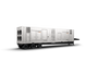 Open service access view showing internal components and modular generator layout, designed for easy maintenance and operational efficiency.