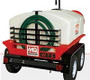 Heavy-duty Multiquip WT5HP water trailer featuring hydraulic brakes and reliable towing components