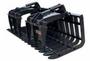 Haugen TSRG-96 96 inch telehandler brush grapple rake with independent grapples and Grade 50 tines