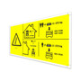 Genie Lift Part # T112807GT - DECAL,SYM MAX CAP 272 KG,CE, EA