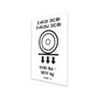 Genie Lift Part # 114025GT - DECAL,LABEL,WHEEL LOAD Z4525DC, EA