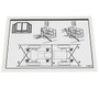 Genie Lift Part # 114099GT - DECAL,LABEL,TRANSPORT DIAGRAM, EA