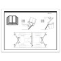 Genie Lift Part # 114112GT - DECAL,LABEL,TRANSPORT DIAGRAM, EA