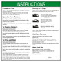 Genie Lift Part # 114134GT - DECAL,OP INST,PLATFORM, EA