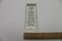 Genie Lift Part # 114169GT - DECAL, FORD ENGINE SPEC DSG423, EA