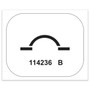 Genie Lift Part # 114236GT - DECAL,LABEL,CB SYMBOL, EA