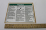 Genie Lift Part # 114257GT - DECAL,NOTICE,OPER INST PLAT***, EA