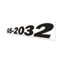 Genie Lift Part # 114307GT - DECAL,COSMETIC,GS2032 NO GENIE, EA