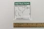 Genie Lift Part # 114325GT - DECAL,BATTERY CONN DIAG,GR, EA