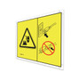 Genie Lift Part # 114334GT - DECAL SYMBOL ELECTRIC HAZARD PLUG, EA