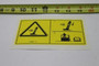 Genie Lift Part # 114338GT - DECAL SYMBOL TIP OVER TILT ALARM, EA